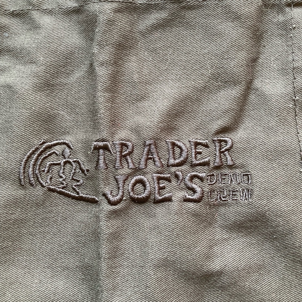Authentic Trader Joe’s demo apron